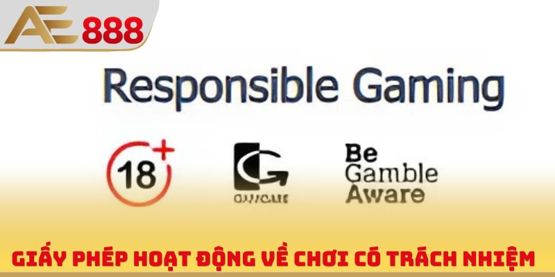 Giấy phép hoạt động về chơi có trách nhiệm